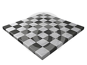 Marble chessboard (corner view)