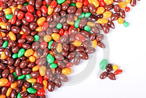 Marble chocolate texture