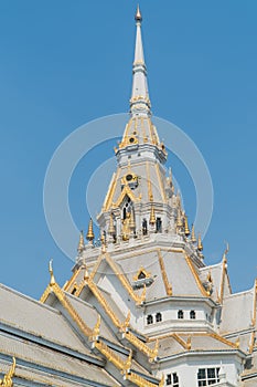 Marble church/temple Wat Sothorn, landmark in Chachoengsao