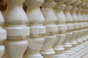 Marble columns photo