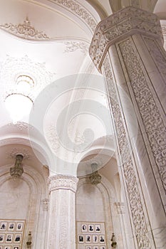 Marble Columns inside a Palace