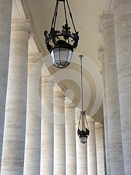 Marble Columns, St Peters Square, Vatican City