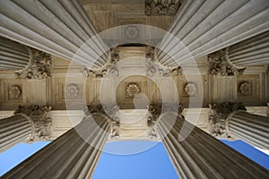 Marble columns at Supreme court