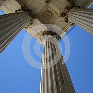 Marble columns at Supreme court