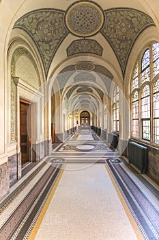 Marble corridor photo