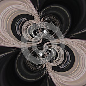 Marble effect and illustration design