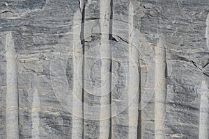 Marble with extraction cuts background texture