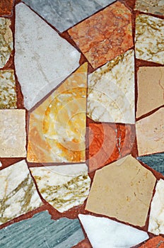 Marble floor background pattern mosaic