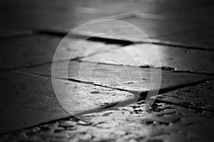 Marble floor in a church