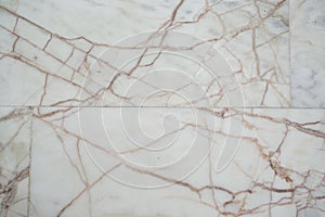 Marble floor.