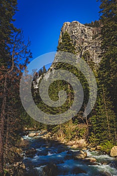 Marble Fork Kaweah River and Mountain