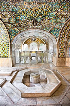 marble fountain of Golestan palace