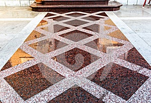 Marble or granite floor slabs for outside pavement flooring.