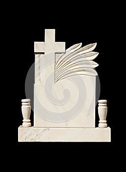 Marble grave stone