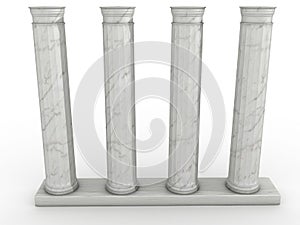 Marble Greek columns #3