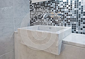 Marble hand wash basin