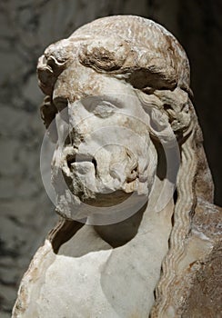 Marble Head of an Elderly Man