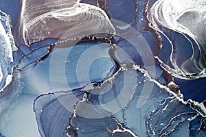 Marble ink abstract art from exemplary original painting abstract background