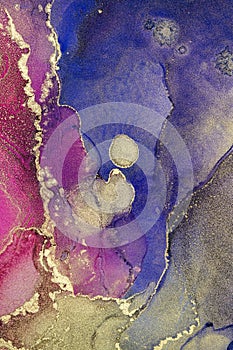 Marble ink abstract art from exemplary original painting abstract background