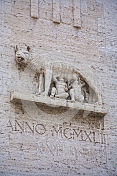 Marble inpression of the Capitoline Wolf or She Wolf statue