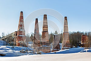 Marble and lime plant in Ruskeala