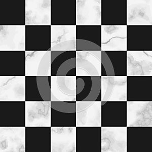 Marble Luxury Check Seamless Pattern