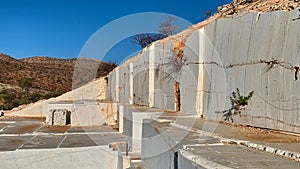 Marble mine in Kaokoveld northern Namibia