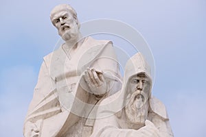 Marble monument Cyril and Methodius