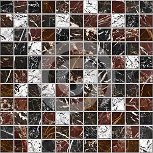 Marble mosaic decor bacground