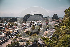 Marble mountains views in Danang, Central Vietnam