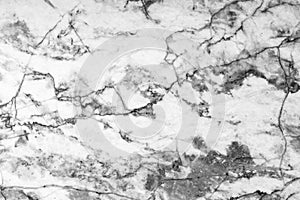 Marble patterned texture background ,Black and white.