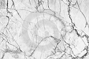 Marble patterned texture background ,Black and white.