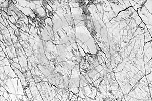 Marble patterned texture background ,Black and white.