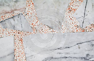 Marble patterned texture Terrazzo Floor stone background