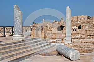 Marble pilars photo