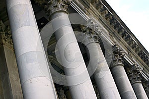 Marble Pillars. Parliament House, Adelaide