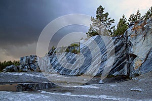 Marble quarry