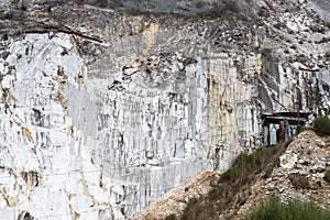 marble quarry in marina di carrara italy