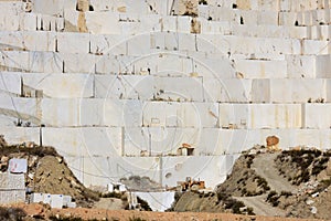 Marble quarry near Caravaca de la Cruz, Spain photo