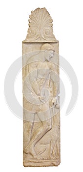 Marble relief tombstone stele so-called Stele Borgia