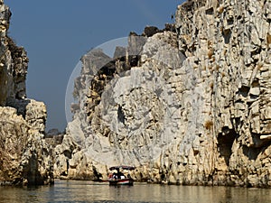 Marble rock formation