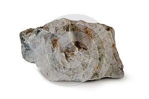 Marble rock on a white background.