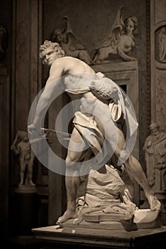 Marble sculpture David by Gian Lorenzo Bernini