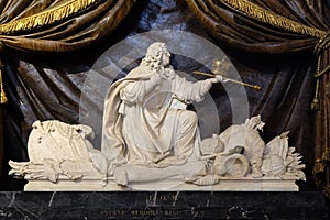 Marble sculpture of the mausoleum of John II Casimir, king of Poland