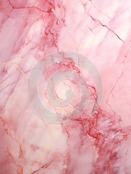 Marble. Spectacular realistic texture of pink marble. Noble stone with a 3D effect. Generated by a neural network.