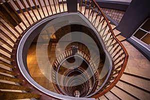 Marble spiral staircase