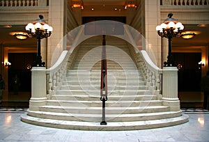 Marble staircase