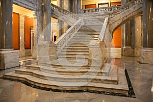 Marble Staircase and Columns photo