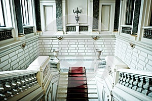 Marble stairs