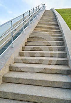 Marble stairs